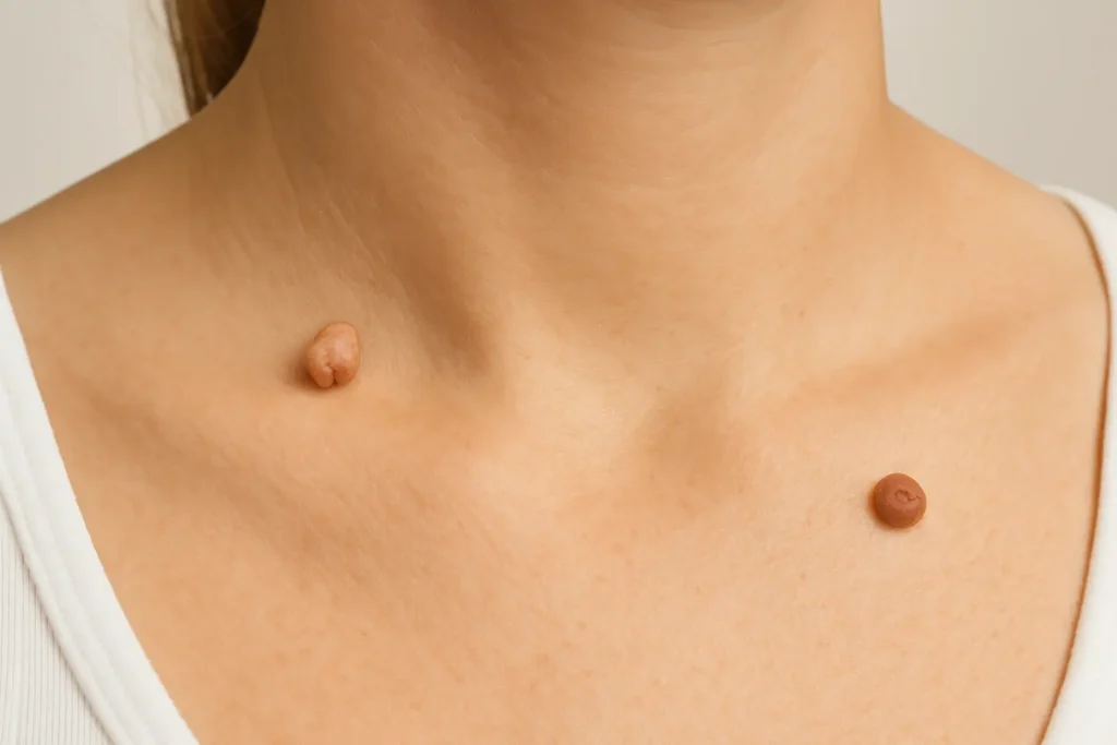 Difference between skin tags and moles Melbourne